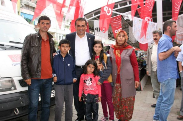 CHP adayı Ünal Demirtaşa Alaplıda yoğun  ilgi