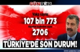 Türkiye'de koronavirüsten can kaybı 2 bin 706'ya yükseldi...