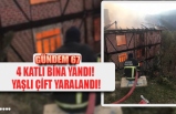 4 KATLI BİNA YANDI!