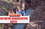 800 METRE KANALİZASYON HATTI!