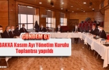 BAKKA Kasım Ayı Yönetim Kurulu  Toplantısı yapıldı