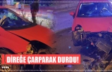 DİREĞE ÇARPARAK DURDU!