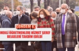 EMEKLİ ÖĞRETMENLERE HİZMET ŞEREF BELGELERİ TAKDİM EDİLDİ