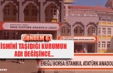 İSMİNİ TAŞIDIĞI KURUMUN ADI DEĞİŞİNCE…