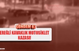 MOTOSİKLET KAZASI!