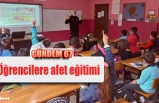 Öğrencilere afet eğitimi