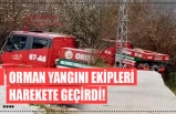 ORMAN YANGINI EKİPLERİ HAREKETE GEÇİRDİ!