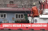 ŞİDDETLİ RÜZGAR ETKİSİNİ SÜRDÜRÜYOR!