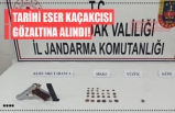 TARİHİ ESER KAÇAKCISI	 GÖZALTINA ALINDI!