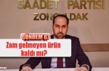 Zam gelmeyen ürün kaldı mı?