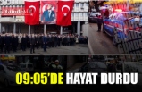 Zonguldak'ta 09.05'de hayat durdu.