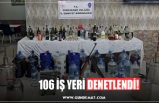 106 İŞ YERİ DENETLENDİ!