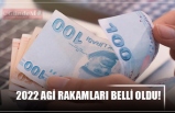 2022 AGİ RAKAMLARI BELLİ OLDU!