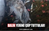 BALIK YERİNE ÇÖP TUTTULAR!