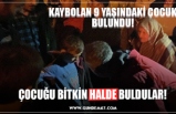 ÇOCUĞU BİTKİN HALDE BULDULAR!