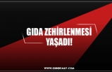 GIDA ZEHİRLENMESİ YAŞADI!