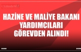 HAZİNE VE MALİYE BAKANI YARDIMCILARI GÖREVDEN ALINDI!