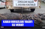 KABLO HIRSIZLARI YAKAYI ELE VERDİ!