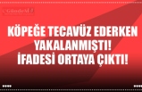 KÖPEĞE TECAVÜZ EDERKEN YAKALANMIŞTI! İFADESİ ORTAYA ÇIKTI!