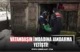 VATANDAŞIN İMDADINA JANDARMA YETİŞTİ!