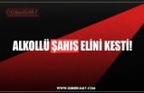 ALKOLLÜ ŞAHIS ELİNİ KESTİ!