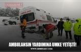 AMBULANSIN YARDIMINA UMKE YETİŞTİ!