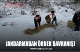 JANDARMADAN ÖRNEK DAVRANIŞ!