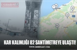 KAR KALINLIĞI 82 SANTİMETREYE ULAŞTI!