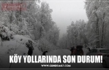 KÖY YOLLARINDA SON DURUM!