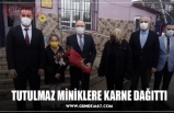 TUTULMAZ MİNİKLERE KARNE DAĞITTI