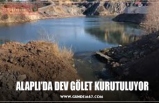 ALAPLI’DA DEV GÖLET KURUTULUYOR