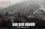 KAR GERİ DÖNDÜ!