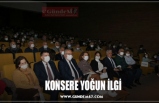 KONSERE YOĞUN İLGİ