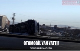 OTOMOBİL YAN YATTI!