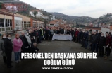 PERSONEL’DEN BAŞKANA SÜRPRİZ  DOĞUM GÜNÜ