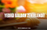 YEDİĞİ BALDAN ZEHİRLENDİ!