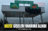 DÜZCE GİŞELERİ ONARIMA ALINDI