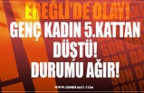 GENÇ KADIN 5.KATTAN DÜŞTÜ! DURUMU AĞIR!