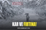 KAR VE FIRTINA!