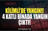 KİLİMLİ’DE YANGIN!!  4 KATLI BİNADA YANGIN ÇIKTI!