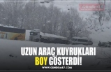 UZUN ARAÇ KUYRUKLARI BOY GÖSTERDİ!