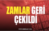 ZAMLAR GERİ ÇEKİLDİ