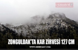 ZONGULDAK'TA KAR ZİRVESİ 127 CM