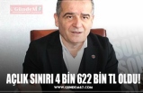 AÇLIK SINIRI 4 BİN 622 BİN TL OLDU!