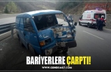 BARİYERLERE ÇARPTI!