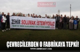 ÇEVRECİLERDEN O FABRİKAYA TEPKİ!