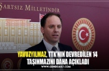 YAVUZYILMAZ, TTK’NIN DEVREDİLEN 14  TAŞINMAZINI DAHA AÇIKLADI