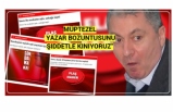 Müptezel Yazar Bozuntusunu Şiddetle Kınıyoruz”