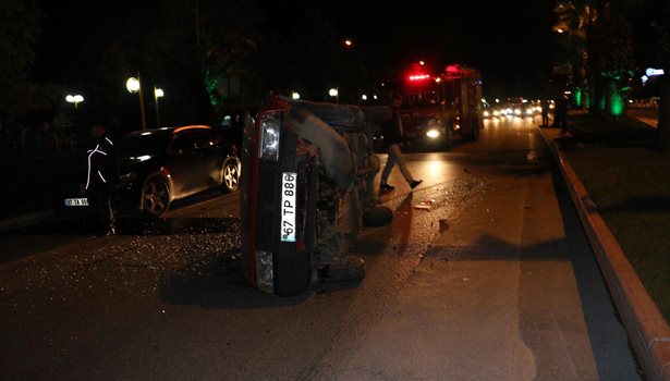 Alkollü baba iki çocuğuyla ölümden döndü