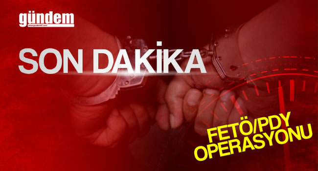 Bartın'da FETÖ/PDY Operasyonda 10 şüpheli gözaltına alındı